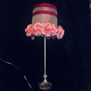Pink Bling Lamp